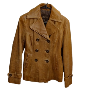 Guess genuine leather blazer